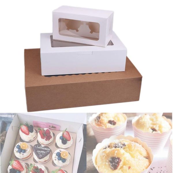 gift wrap 2/4/6 holes cupcake boxes and packaging cake cookie with window muffin dragees holder dessert containers 10pcs
gift wrap 2/4/6 holes cupcake boxes and packaging cake cookie with window muffin dragees holder dessert containers 10pcs