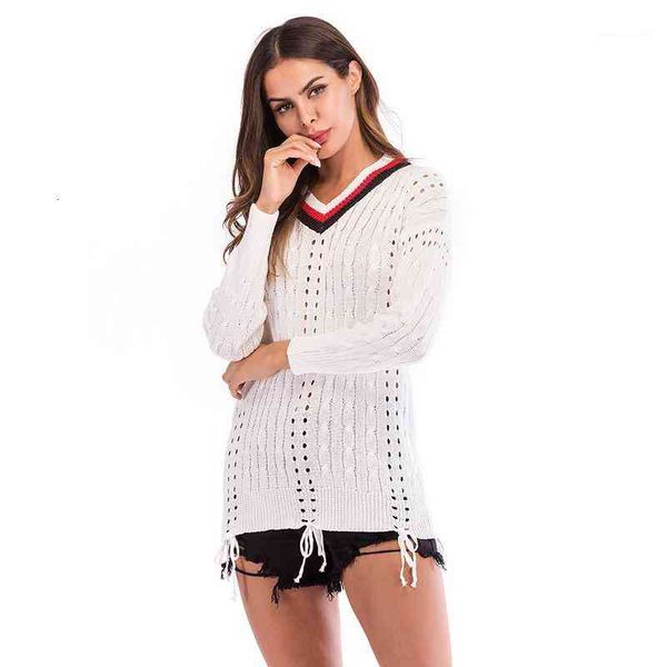 v neck sweaters spring autumn panelled hollow out girls clothing slim pullover female sweaters fashion women, White;black
v neck sweaters spring autumn panelled hollow out girls clothing slim pullover female sweaters fashion women, White;black