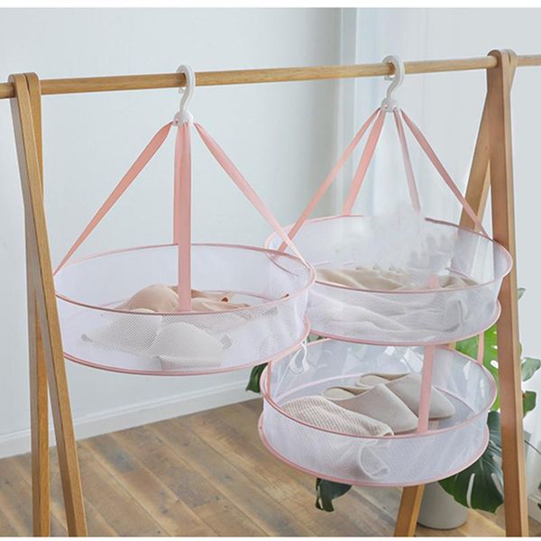 laundry storage & organization pink double-layer clothes basket round net foldable sweater drying netting windproof hanging dryer mesh under
laundry storage & organization pink double-layer clothes basket round net foldable sweater drying netting windproof hanging dryer mesh under