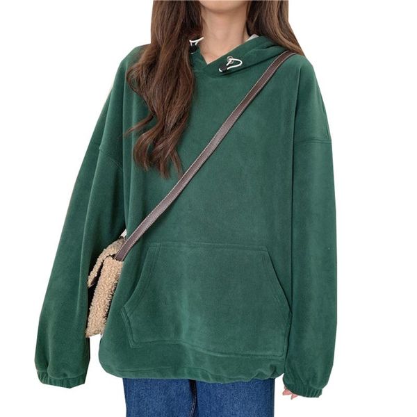 women's hoodies & sweatshirts oversized autumn winter thicken warm lady hooded long sleeve casual female hoodie pullovers, Black
women's hoodies & sweatshirts oversized autumn winter thicken warm lady hooded long sleeve casual female hoodie pullovers, Black
