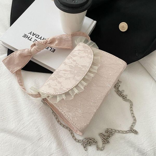 elegant design ladies lace crossbody bags solid color female chain flap shoulder messenger bag fashion simple bowknot handbags
elegant design ladies lace crossbody bags solid color female chain flap shoulder messenger bag fashion simple bowknot handbags
