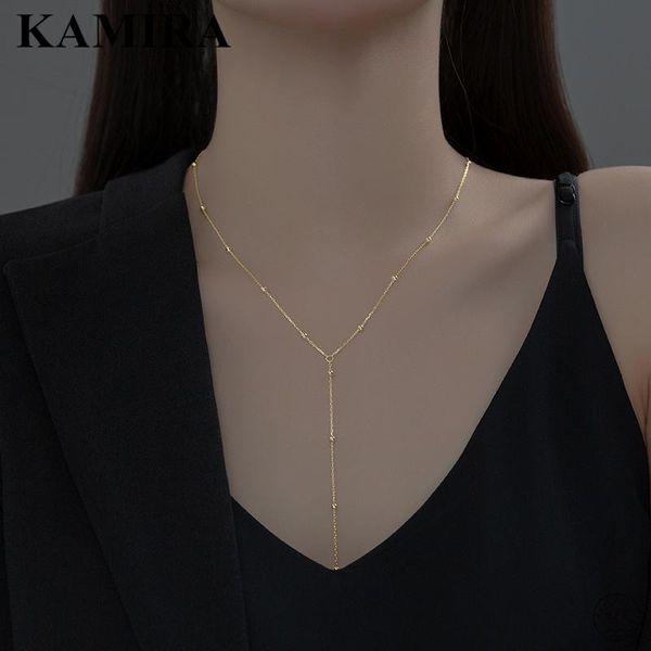 chains kamira 925 sterling silver fashion korean simple elegant pendant necklace for women wedding charm sweet luxury jewelry gift 2021
chains kamira 925 sterling silver fashion korean simple elegant pendant necklace for women wedding charm sweet luxury jewelry gift 2021