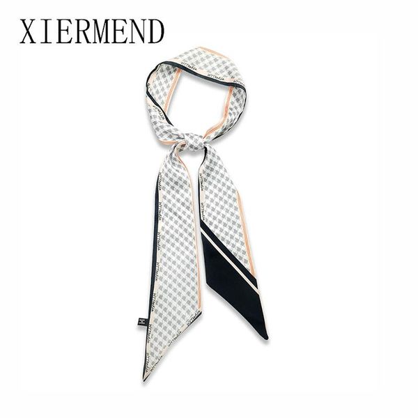 scarves 2021 women narrow sickle style silk scarf long wrist beautiful ribbon birds small headband girl handle bag accessories, Blue;gray
scarves 2021 women narrow sickle style silk scarf long wrist beautiful ribbon birds small headband girl handle bag accessories, Blue;gray