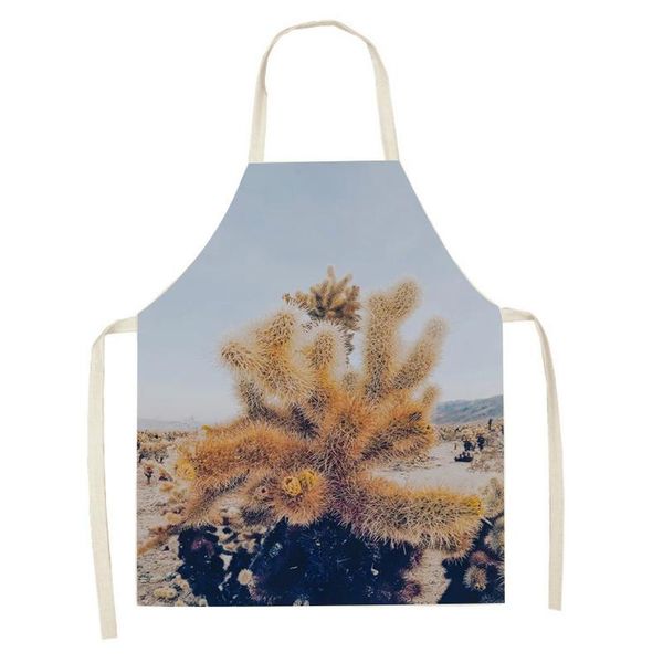 aprons desert cactus plant printed modern kitchen for women linen home cooking baking waist bib pinafore cleaning tools 
aprons desert cactus plant printed modern kitchen for women linen home cooking baking waist bib pinafore cleaning tools