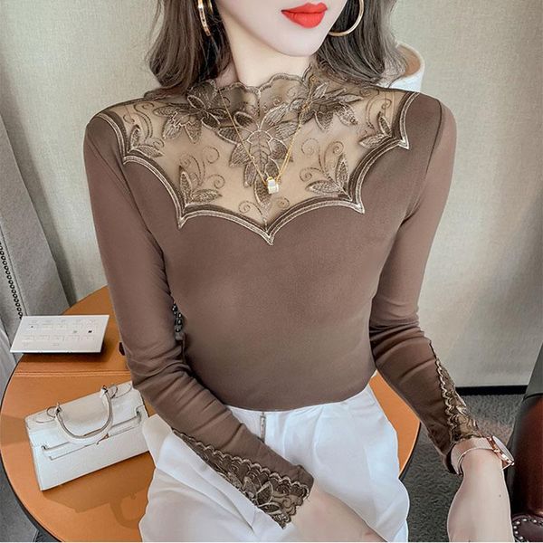 women's blouses & shirts half turtleneck spring autumn female clothes long sleeve femme korean fashion blusas lace base shirt slim blac, White
women's blouses & shirts half turtleneck spring autumn female clothes long sleeve femme korean fashion blusas lace base shirt slim blac, White