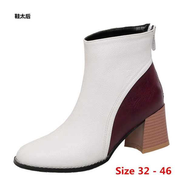 boots woman high heel heels for women shoes spring autumn ankle booties female small big size 32 - 46, Black
boots woman high heel heels for women shoes spring autumn ankle booties female small big size 32 - 46, Black