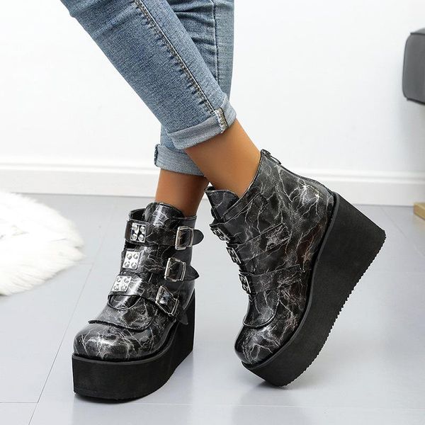 boots 2021 autumn plus size women shoes colorful thick-soled wedges high-heel fashion short for female with platform, Black
boots 2021 autumn plus size women shoes colorful thick-soled wedges high-heel fashion short for female with platform, Black