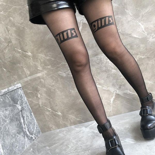 women ultra-thin sheer tattoo tights girls no sweetheart letters printed silky footed stockings dance party black nude socks & hosiery, Black;white
women ultra-thin sheer tattoo tights girls no sweetheart letters printed silky footed stockings dance party black nude socks & hosiery, Black;white