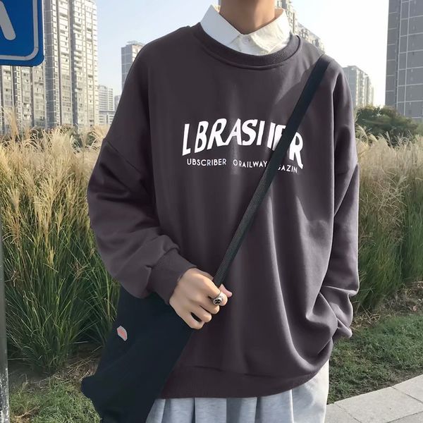 mens sweater aberdeen literature and art men's ins trend round neck sweater 2021 autumn winter boys' pullover loose tide br bottom, Black
mens sweater aberdeen literature and art men's ins trend round neck sweater 2021 autumn winter boys' pullover loose tide br bottom, Black