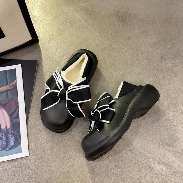 slippers 2021 bow winter home girls warm cute cartoon women waterproff non-slip household slides men's soft shoes, Black
slippers 2021 bow winter home girls warm cute cartoon women waterproff non-slip household slides men's soft shoes, Black