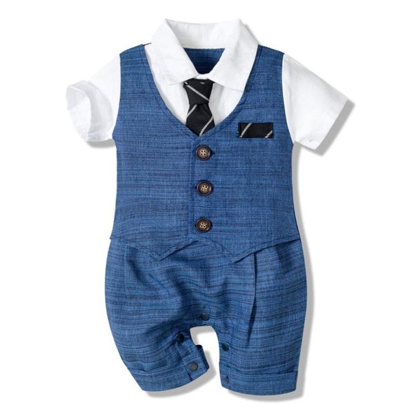 jumpsuits born infant baby boys gentleman jumpsuit button romper formal clothes vestidos de verano boy sukienka letnia, Blue
jumpsuits born infant baby boys gentleman jumpsuit button romper formal clothes vestidos de verano boy sukienka letnia, Blue