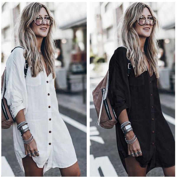 women's swimwear beach dress saida de praia cotton cover up kaftan pareos playa mujer bikini swimsuit sarong shirt tunic, White;black
women's swimwear beach dress saida de praia cotton cover up kaftan pareos playa mujer bikini swimsuit sarong shirt tunic, White;black