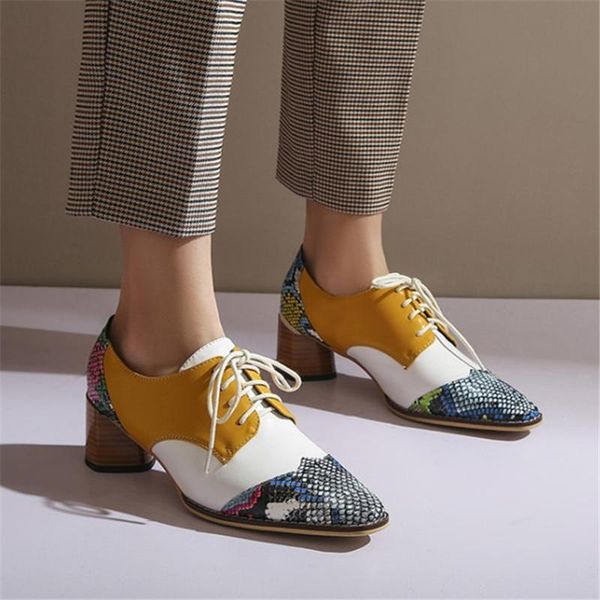 dress shoes pxelena snake print british women oxfords chunky high heels lace up derby wingtip 2021 spring autumn office lady 42, Black
dress shoes pxelena snake print british women oxfords chunky high heels lace up derby wingtip 2021 spring autumn office lady 42, Black