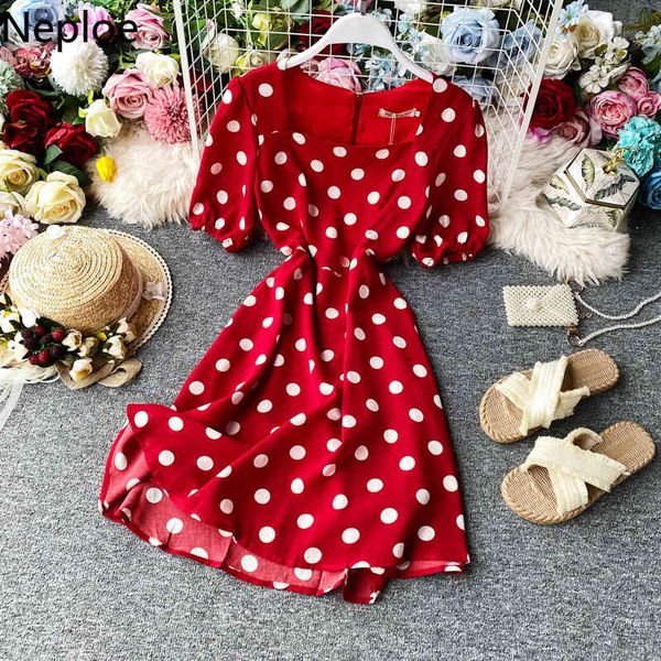 neploe dress women polka dot print beach dresses fashion square collar elegant short party dress sundress vestidos 1c405 210423, Black;gray
neploe dress women polka dot print beach dresses fashion square collar elegant short party dress sundress vestidos 1c405 210423, Black;gray