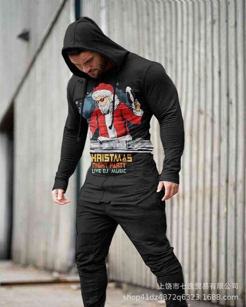 tracksuit sport suit sweater hoodie three bar suit men's casual trendy printed, Gray
tracksuit sport suit sweater hoodie three bar suit men's casual trendy printed, Gray