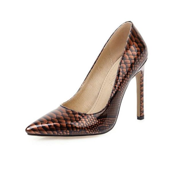 dress shoes fashion snakeskin pattern pumps pointed toe high heels wanted women's, Black
dress shoes fashion snakeskin pattern pumps pointed toe high heels wanted women's, Black