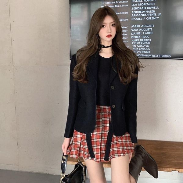 women's suits & blazers classic black suit jacket female spring and autumn 2021 small high-end sense of temperament fried street casual, White;black
women's suits & blazers classic black suit jacket female spring and autumn 2021 small high-end sense of temperament fried street casual, White;black