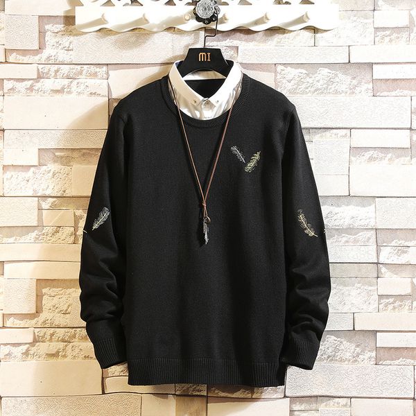 sweaters knit spring and autumn period fake two men's youth shirt collar fashion casual wear bottomed thread clothes trend embroidery, White;black
sweaters knit spring and autumn period fake two men's youth shirt collar fashion casual wear bottomed thread clothes trend embroidery, White;black