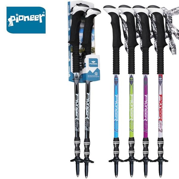 pioneer 2 pcs carbon fiber walking sticks anti- trekking poles adjustable ultralight hiking cane 3 section
pioneer 2 pcs carbon fiber walking sticks anti- trekking poles adjustable ultralight hiking cane 3 section