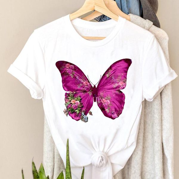 women style butterfly flower travel holiday t-shirt short sleeve graphic t shirts womens shirt print t-shirts tee stylish style female cloth, White
women style butterfly flower travel holiday t-shirt short sleeve graphic t shirts womens shirt print t-shirts tee stylish style female cloth, White