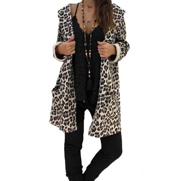 women's jackets 2021 leopard print coats fashion long sleeve autumn clothes loose zipper up pocksts ladies outwear hooded, Black;brown
women's jackets 2021 leopard print coats fashion long sleeve autumn clothes loose zipper up pocksts ladies outwear hooded, Black;brown