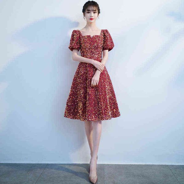 prom luxury boutique occasion dresses toast bride 2021 autumn thin small man can usually wear wine red back door for women, Black
prom luxury boutique occasion dresses toast bride 2021 autumn thin small man can usually wear wine red back door for women, Black