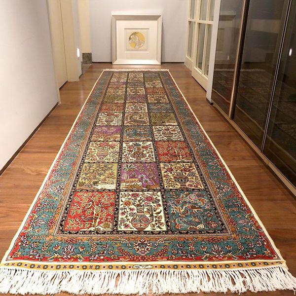 carpets fangcunjinxiu 2.5x9.84 ft persian style 100% handmade silk carpet multi-patterned rug for corridor
carpets fangcunjinxiu 2.5x9.84 ft persian style 100% handmade silk carpet multi-patterned rug for corridor
