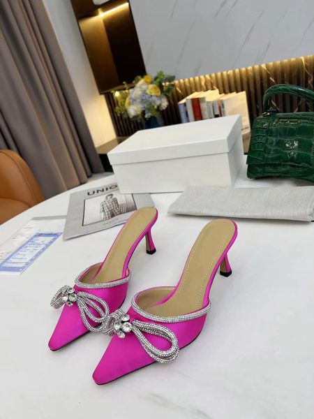 classic designer slippers women half slippers satin diamonds thin heels slides woman shoe beach lazy sandals high heeled shoes large si, Black
classic designer slippers women half slippers satin diamonds thin heels slides woman shoe beach lazy sandals high heeled shoes large si, Black