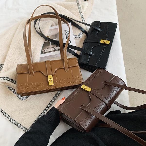 shoulder bags baguette bag solid color pu leather women underarm ladies handbag crossbody purse tote fashion design
shoulder bags baguette bag solid color pu leather women underarm ladies handbag crossbody purse tote fashion design