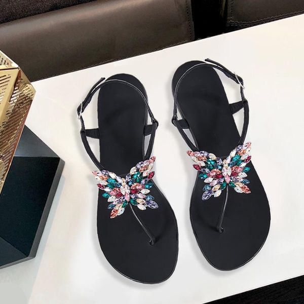 beach sandalias mujer 2021 clip toe flat sandals women summer rhinestone sandalia feminina vacatoin ladies shoes schoenen vrouw, Black
beach sandalias mujer 2021 clip toe flat sandals women summer rhinestone sandalia feminina vacatoin ladies shoes schoenen vrouw, Black