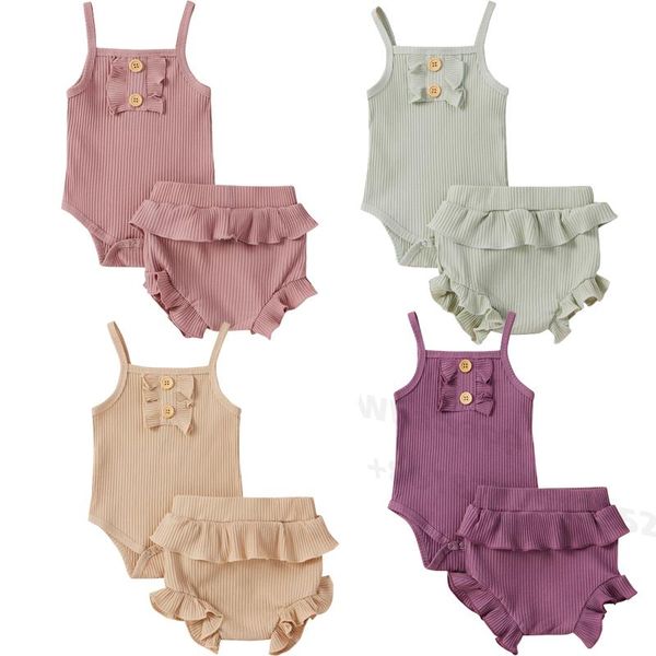 clothing sets 0-24m born baby boys girls clothes toddler ribbed knitted sleeveless romper ruffles shorts infant, White
clothing sets 0-24m born baby boys girls clothes toddler ribbed knitted sleeveless romper ruffles shorts infant, White