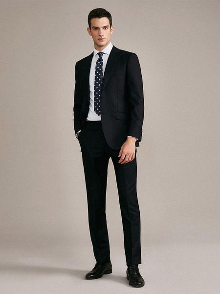 men's suits & blazers 65% wool for men blazer + pant set black slim style christmas party business man formal clothing wedding groom we, White;black
men's suits & blazers 65% wool for men blazer + pant set black slim style christmas party business man formal clothing wedding groom we, White;black