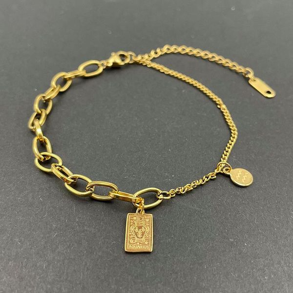 charm bracelets personality square pendant embossment 12 constellations sign bracelet anklet, Golden;silver
charm bracelets personality square pendant embossment 12 constellations sign bracelet anklet, Golden;silver