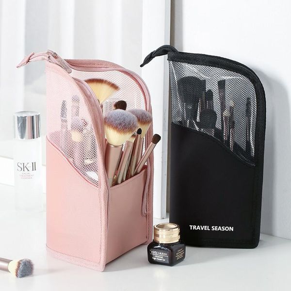 cosmetic bags & cases fashion stand bag for women clear zipper makeup travel female brush holder organizer toiletry
cosmetic bags & cases fashion stand bag for women clear zipper makeup travel female brush holder organizer toiletry