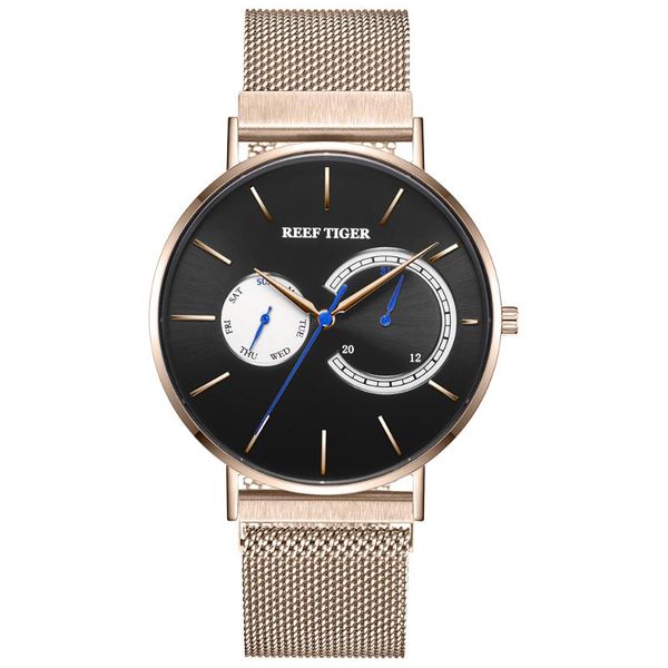 wristwatches reef tiger luxury watch for men,mens wrist watches ultrathin man 100m waterproof quartz wristwatch fashion clock dress timepiec, Slivery;brown
wristwatches reef tiger luxury watch for men,mens wrist watches ultrathin man 100m waterproof quartz wristwatch fashion clock dress timepiec, Slivery;brown