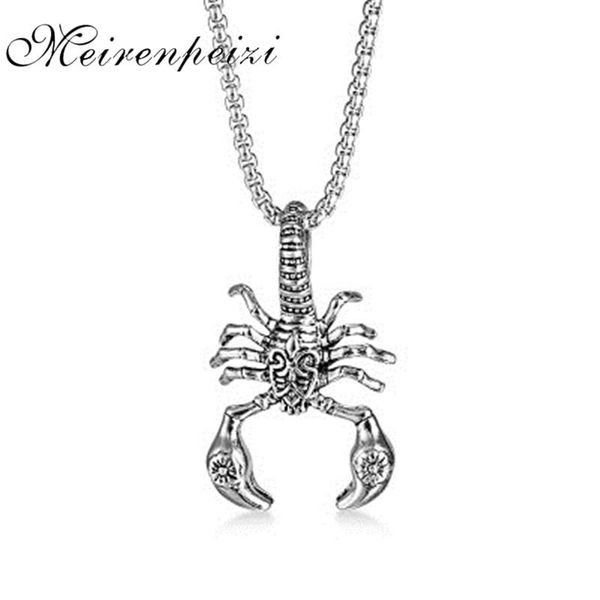 punk retro personality hipster hip hop titanium steel necklace male scorpion stainless pendant necklaces, Silver
punk retro personality hipster hip hop titanium steel necklace male scorpion stainless pendant necklaces, Silver