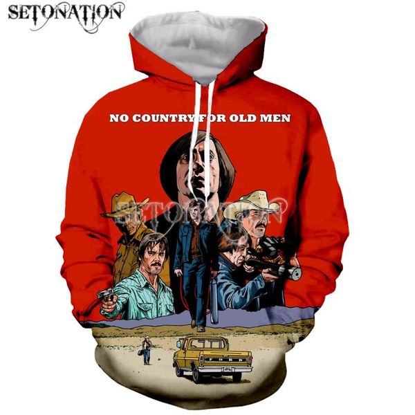 no country for old men funny fashion long sleeves 3d print zipper/hoodies/sweatshirts/jacket/men/women drop men's hoodies & sweatshirts, Black
no country for old men funny fashion long sleeves 3d print zipper/hoodies/sweatshirts/jacket/men/women drop men's hoodies & sweatshirts, Black