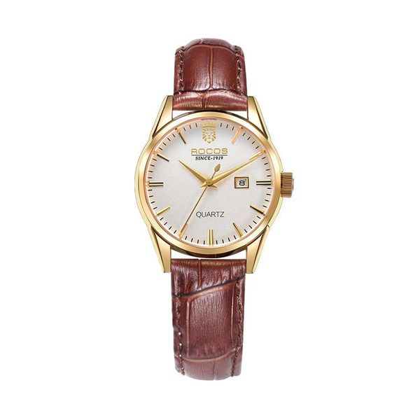wristwatches rocos women's japanese quartz watch genuine leather wrist watches for women simple classic dress ladies couple r0101l, Slivery;brown
wristwatches rocos women's japanese quartz watch genuine leather wrist watches for women simple classic dress ladies couple r0101l, Slivery;brown