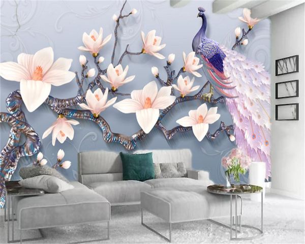 wallpapers 3d wallpaper desigs for living room in embossed magnolia peacock custom beautiful flowers silk mural
wallpapers 3d wallpaper desigs for living room in embossed magnolia peacock custom beautiful flowers silk mural