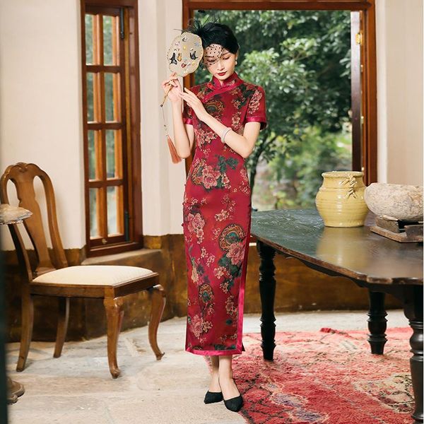 ethnic clothing qipao evening dresses silk cheongsam dress customization red plus large size marry cheongsams traditional chinese
ethnic clothing qipao evening dresses silk cheongsam dress customization red plus large size marry cheongsams traditional chinese