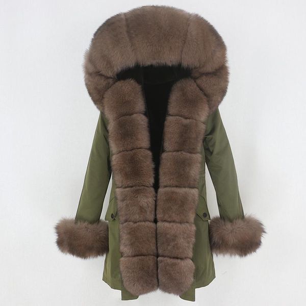 women's fur & faux menina bonita waterproof long parka winter jacket women real coat natural collar hood warm streetwear detachable, Black
women's fur & faux menina bonita waterproof long parka winter jacket women real coat natural collar hood warm streetwear detachable, Black