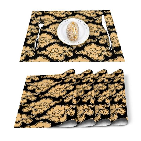table runner cloud pattern kitchen placemat for dining non-slip and heat-insulating mat decoration
table runner cloud pattern kitchen placemat for dining non-slip and heat-insulating mat decoration