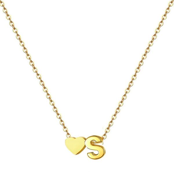 pendant necklaces stainless steel thin chain heart dainty initial a-z alphabet necklace for women customize letter name jewelry, Silver
pendant necklaces stainless steel thin chain heart dainty initial a-z alphabet necklace for women customize letter name jewelry, Silver