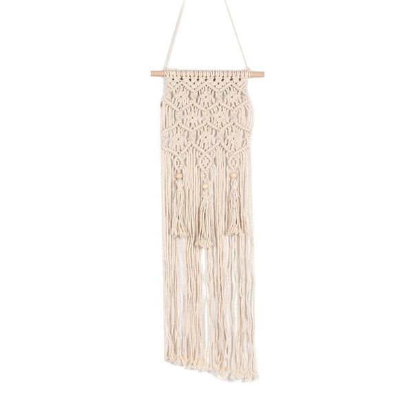 tapestries macrame wall hanging hand knotted art tapestry with tassel - boho wedding home backdrop decoration
tapestries macrame wall hanging hand knotted art tapestry with tassel - boho wedding home backdrop decoration