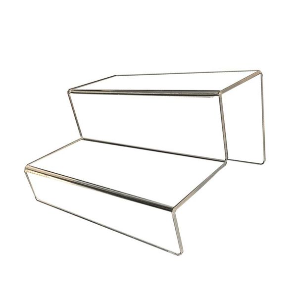 hooks & rails acrylic stepped display stand 2-tier storage rack deskorganizer holder for ornaments models (24cm)
hooks & rails acrylic stepped display stand 2-tier storage rack deskorganizer holder for ornaments models (24cm)