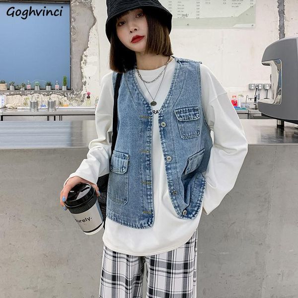 vests women denim v-neck cargo bf baggy waistcoats students korean style daily simple solid leisure hip hop outwear harajuku women's, Black;white
vests women denim v-neck cargo bf baggy waistcoats students korean style daily simple solid leisure hip hop outwear harajuku women's, Black;white