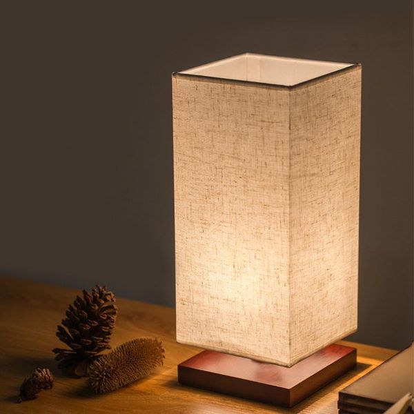 table lamps nordic simple square fabric led lamp home bedroom bedside wooden base reading night light
table lamps nordic simple square fabric led lamp home bedroom bedside wooden base reading night light
