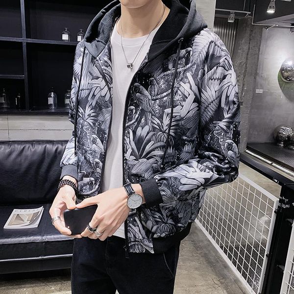 men's jackets hip hop casual baseball collar fashion flower print jacket streetwear 2021 hooded loose bomber men, Black;brown
men's jackets hip hop casual baseball collar fashion flower print jacket streetwear 2021 hooded loose bomber men, Black;brown