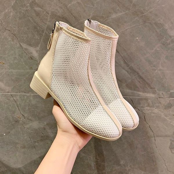 boots women ankle mesh breathable short female summer thick bottom zipper ladies shoes round toe non-slip woman shoe 2021, Black
boots women ankle mesh breathable short female summer thick bottom zipper ladies shoes round toe non-slip woman shoe 2021, Black