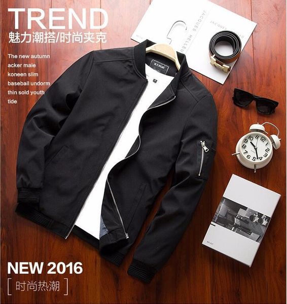 acket men casual man coats bomber fit jacket jackets autumn trend fashion men's clothes, Black;brown
acket men casual man coats bomber fit jacket jackets autumn trend fashion men's clothes, Black;brown